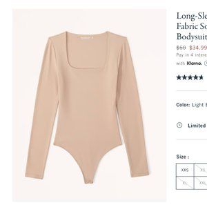 Abercrombie Tan Square Neck Shirt